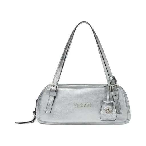 Logo-Tag Bowling Shoulder Bag