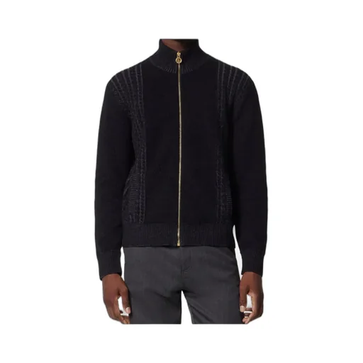 Zipped Knitted Cardigan