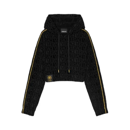Drawstring Cropped Hoodie