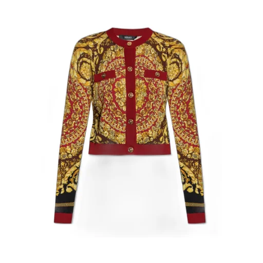 Crewneck Button-Up Cardigan
