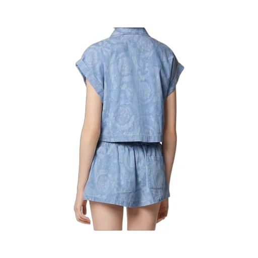 Short Sleeved Denim Shirt