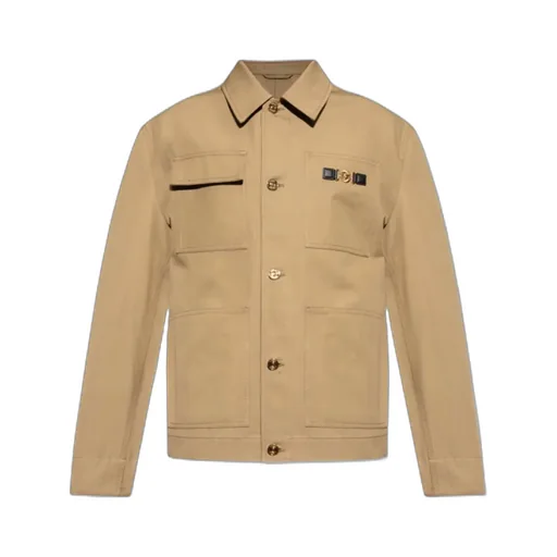 Long-Sleeve Button-Up Jacket