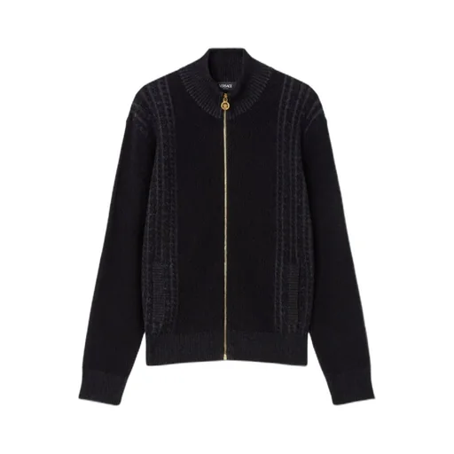 Zipped Knitted Cardigan
