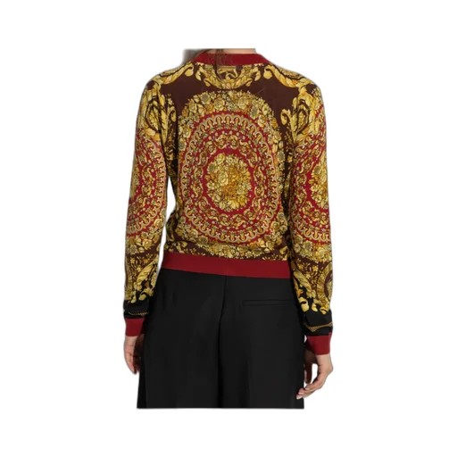 Crewneck Button-Up Cardigan