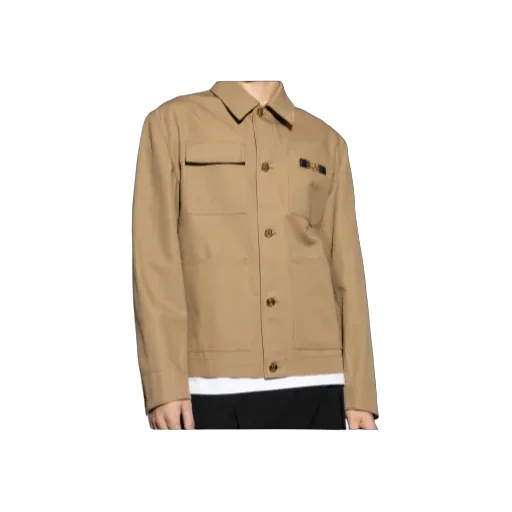 Long-Sleeve Button-Up Jacket