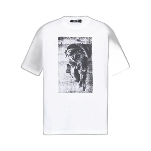 Pattern-Printed Crewneck T-Shirt