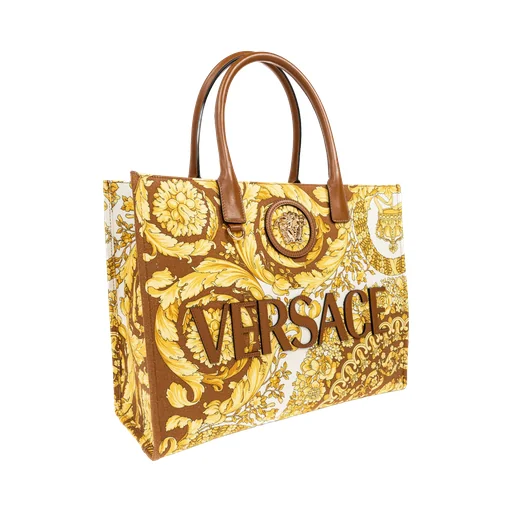 Pattern-Printed Shopper Bag