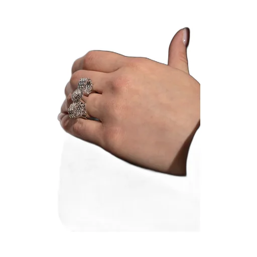 Medusa Head Plaque Ring