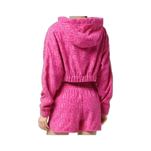 Drawstring Cropped Hoodie