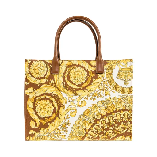 Pattern-Printed Shopper Bag