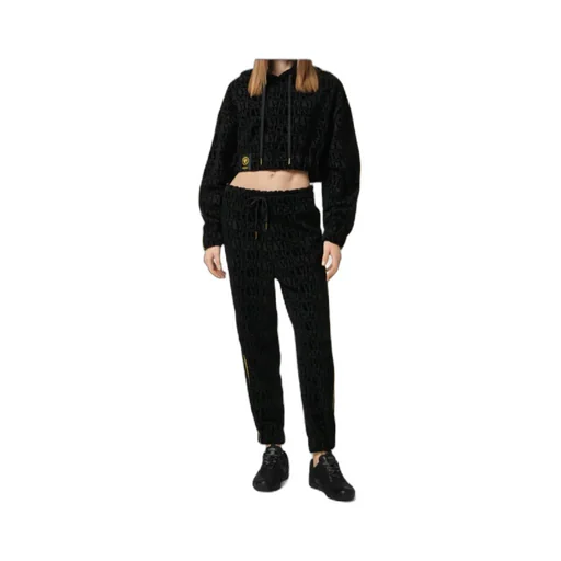 Drawstring Cropped Hoodie
