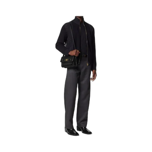 Zipped Knitted Cardigan