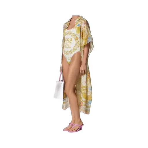 Pattern-Printed One Piece Swimsuit