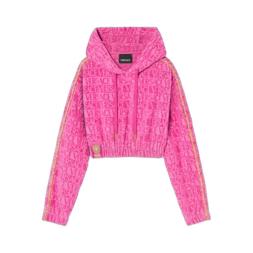 Drawstring Cropped Hoodie