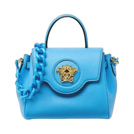 La Medusa Logo Plaque Small Top Handle Bag