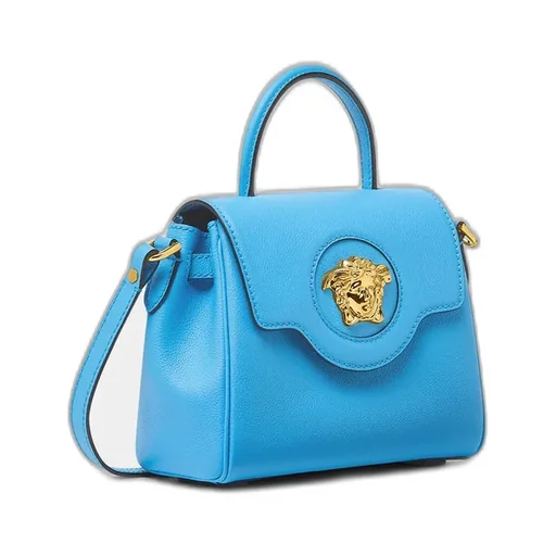 La Medusa Logo Plaque Small Top Handle Bag