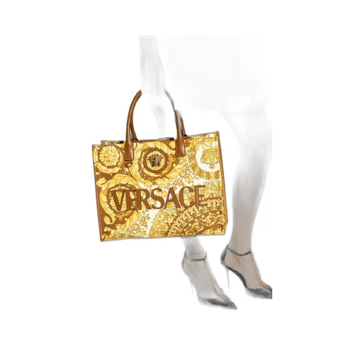 Pattern-Printed Shopper Bag