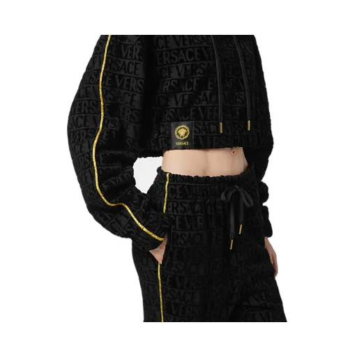 Drawstring Cropped Hoodie