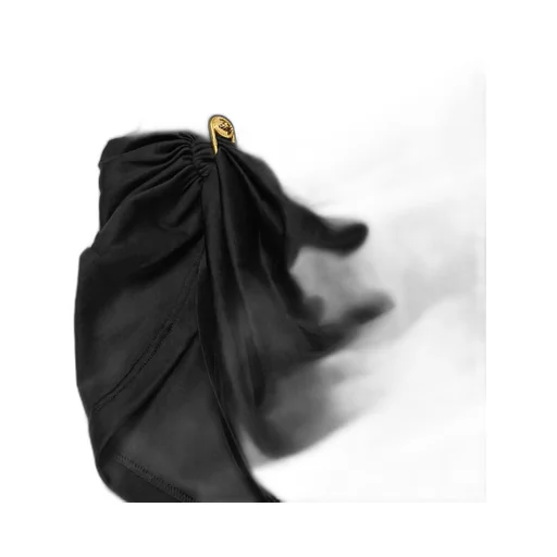 Safety-Pin Draped T-Shirt