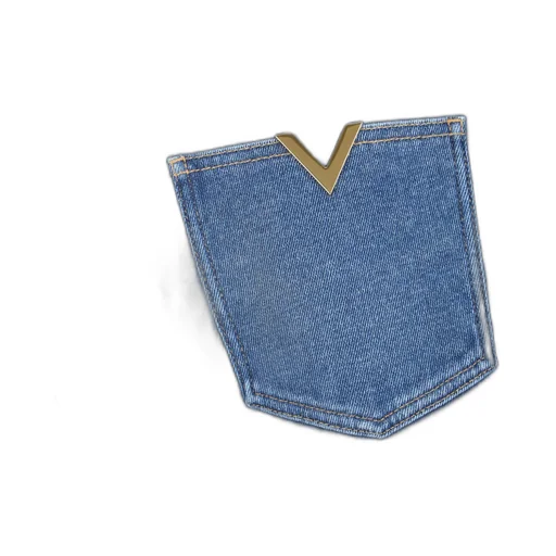 Logo Plaque Straight Leg Jeans
