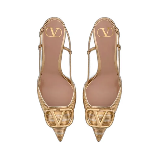 Vlogo Signature Pointed Toe Slingback Pumps
