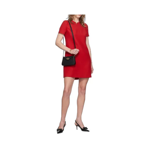 Logo Plaque Foldover Top Shoulder Bag