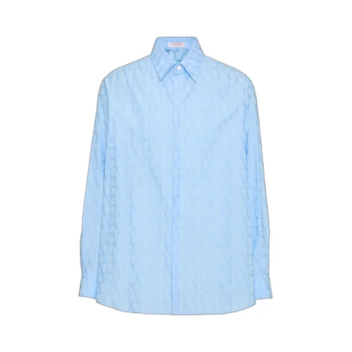 Cotton Poplin Shirt With Toile Iconographe Pattern