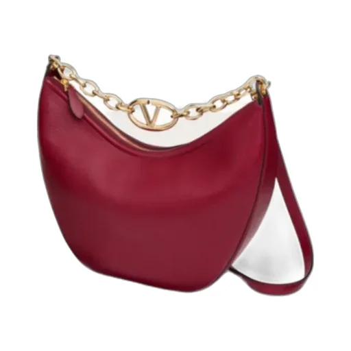Vlogo Moon Zip-Up Medium Shoulder Bag
