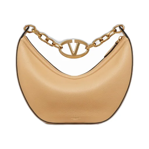 Vlogo Moon Zip-Up Small Hobo Bag