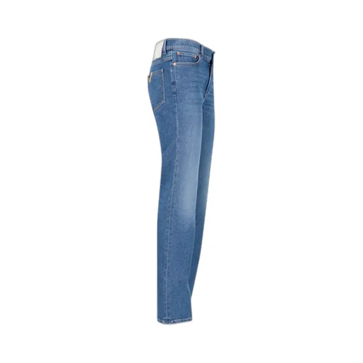 Logo Plaque Straight Leg Jeans