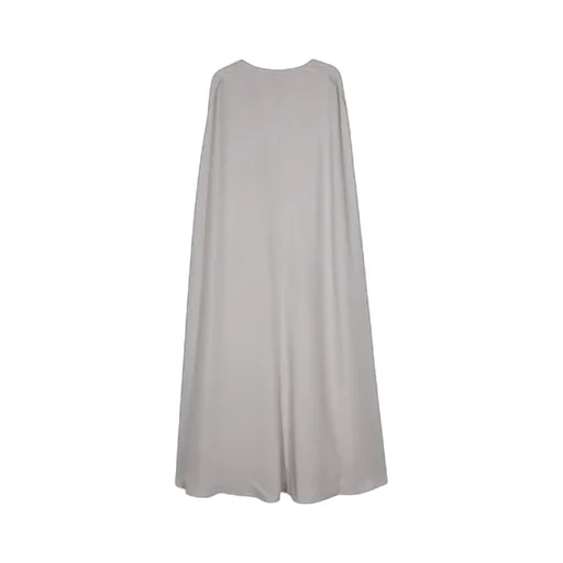 V-Neck Cape Dress
