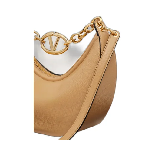 Vlogo Moon Zip-Up Small Hobo Bag