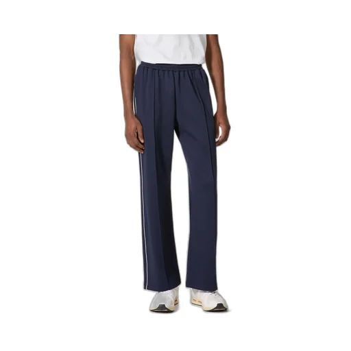 Logo Plaque Straight Leg Pants