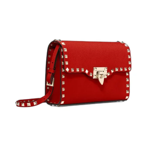 Garavani Rockstud Foldover Top Shoulder Bag