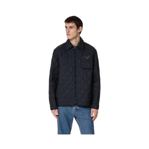 Zip-Up Straight Hem Quilted Jacket