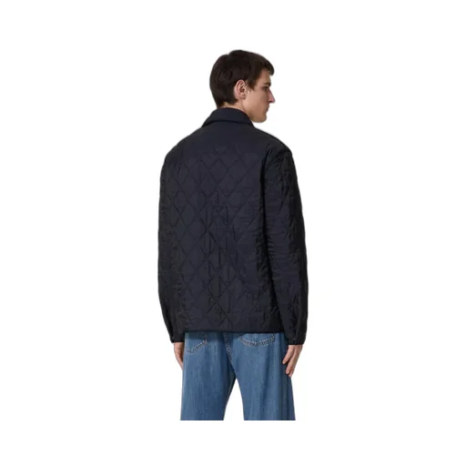 Zip-Up Straight Hem Quilted Jacket