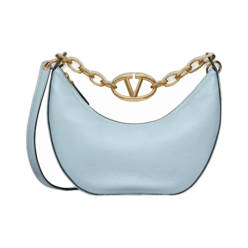 Vlogo Moon Zip-Up Small Hobo Bag