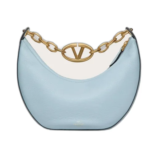 Vlogo Moon Zip-Up Small Hobo Bag