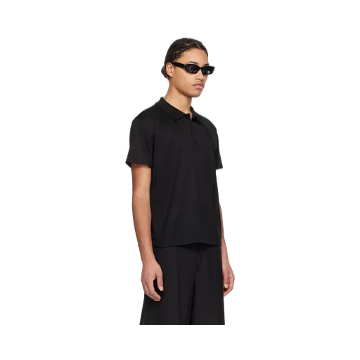 Floral Decal Polo Shirt