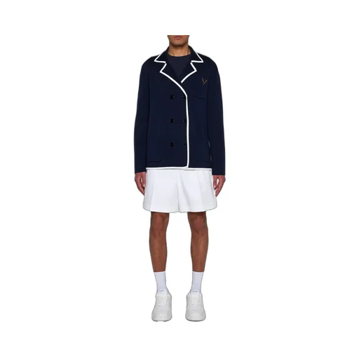 Pleated Bermuda Shorts