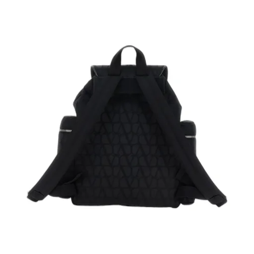 Buckled Zip-Up Backpack
