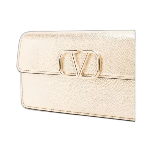Vlogo Signature Foldover Top Wallet