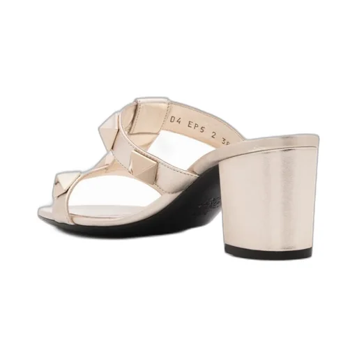 Roman Stud Metallic Sandals