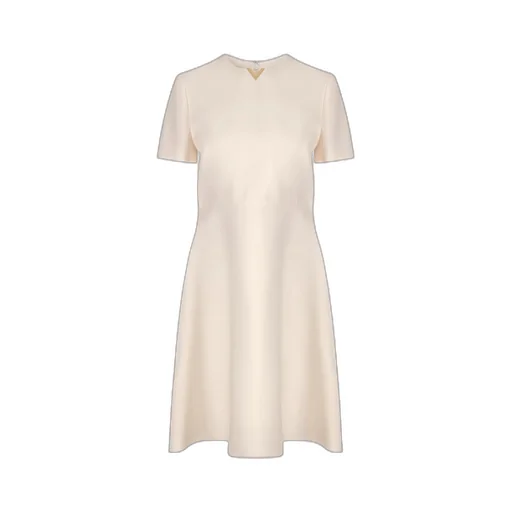 Vlogo Crewneck Flared Dress