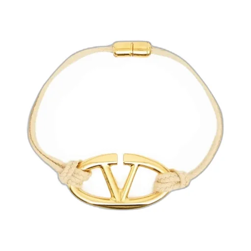 The Bold Edition V Logo Rope And Metal Bracelet