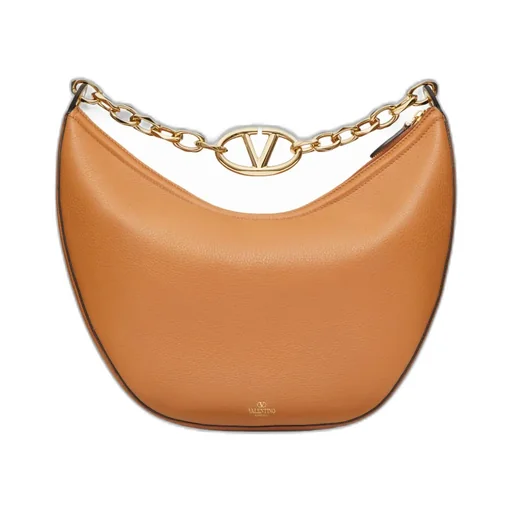 Vlogo Moon Zip-Up Medium Shoulder Bag