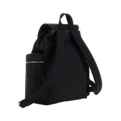 Buckled Zip-Up Backpack