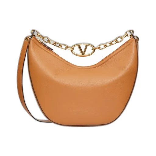 Vlogo Moon Zip-Up Medium Shoulder Bag