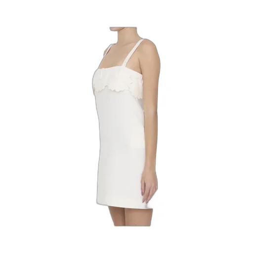 Crepe Couture Sleeveless Mini Dress