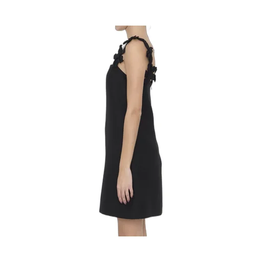 Crepe Couture Sleeveless Mini Dress